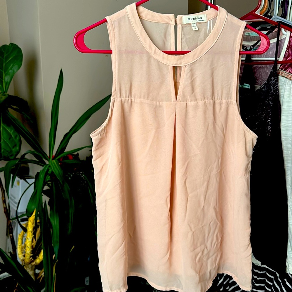 Nude colored blouse